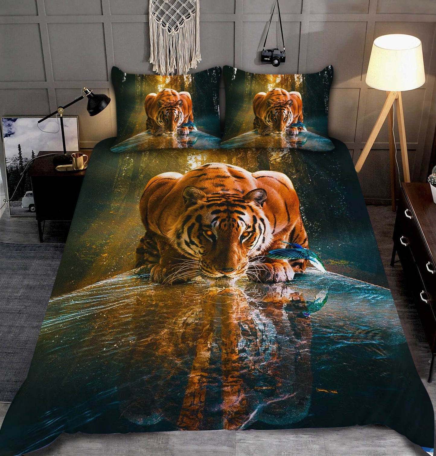 Tiger Mirror Q2 All Over Printed Bedding Set Q080806