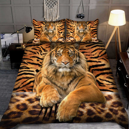 Cool Tiger Scratch All Over Printed Bedding Set Q130902
