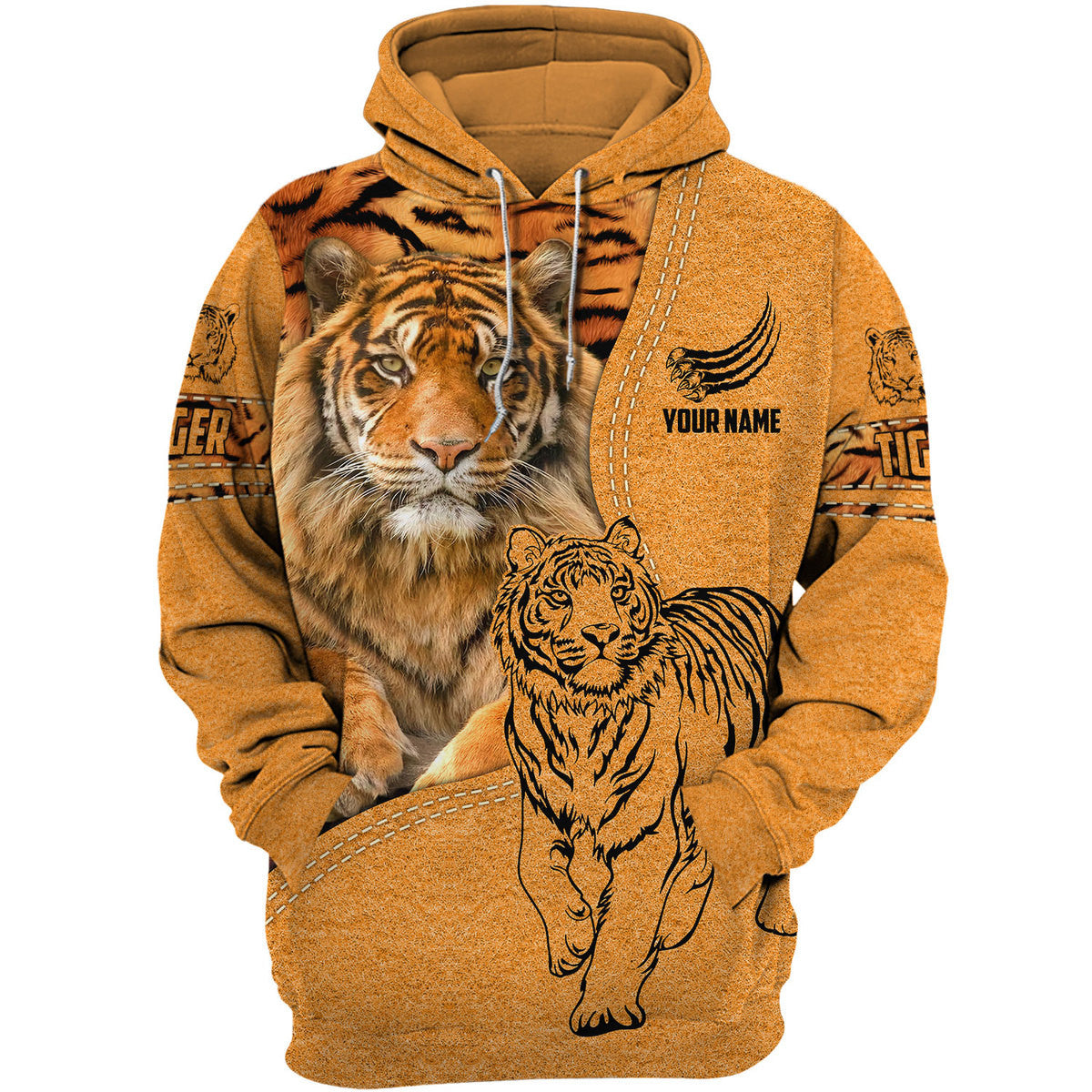Personalized Name Tiger 11 All Over Printed Unisex Shirt Q190906