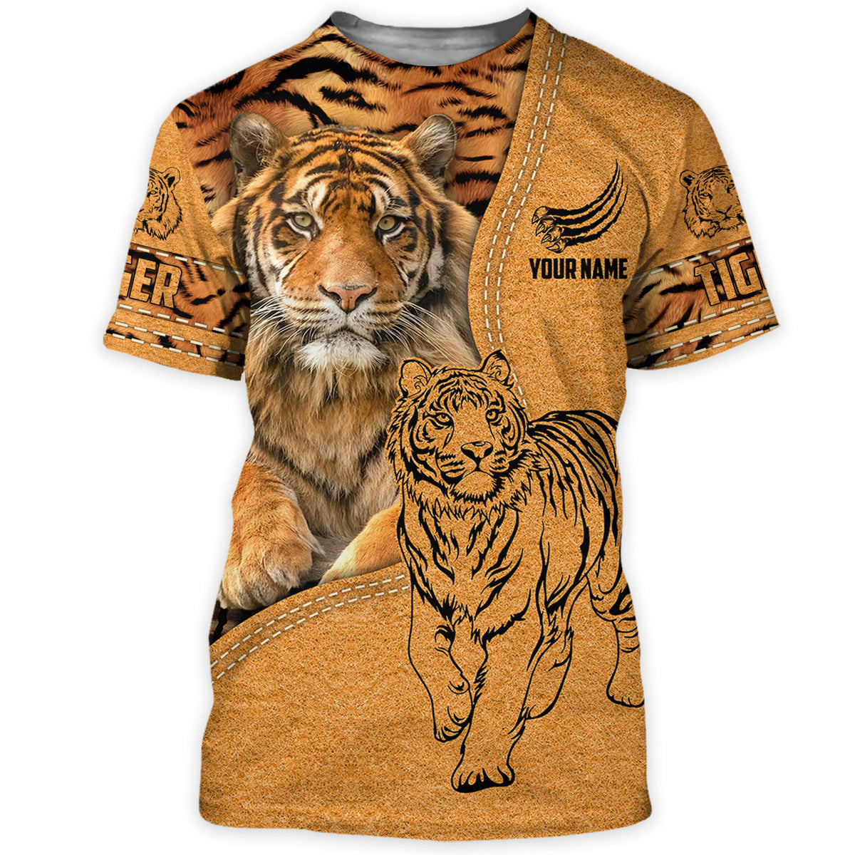 Personalized Name Tiger 11 All Over Printed Unisex Shirt Q190906