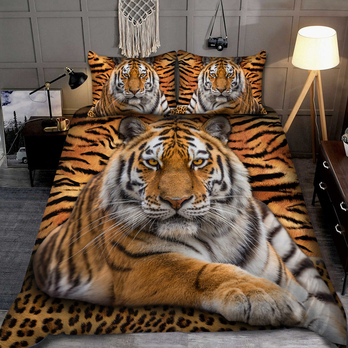 Cool Tiger S2 All Over Printed Bedding Set S200911