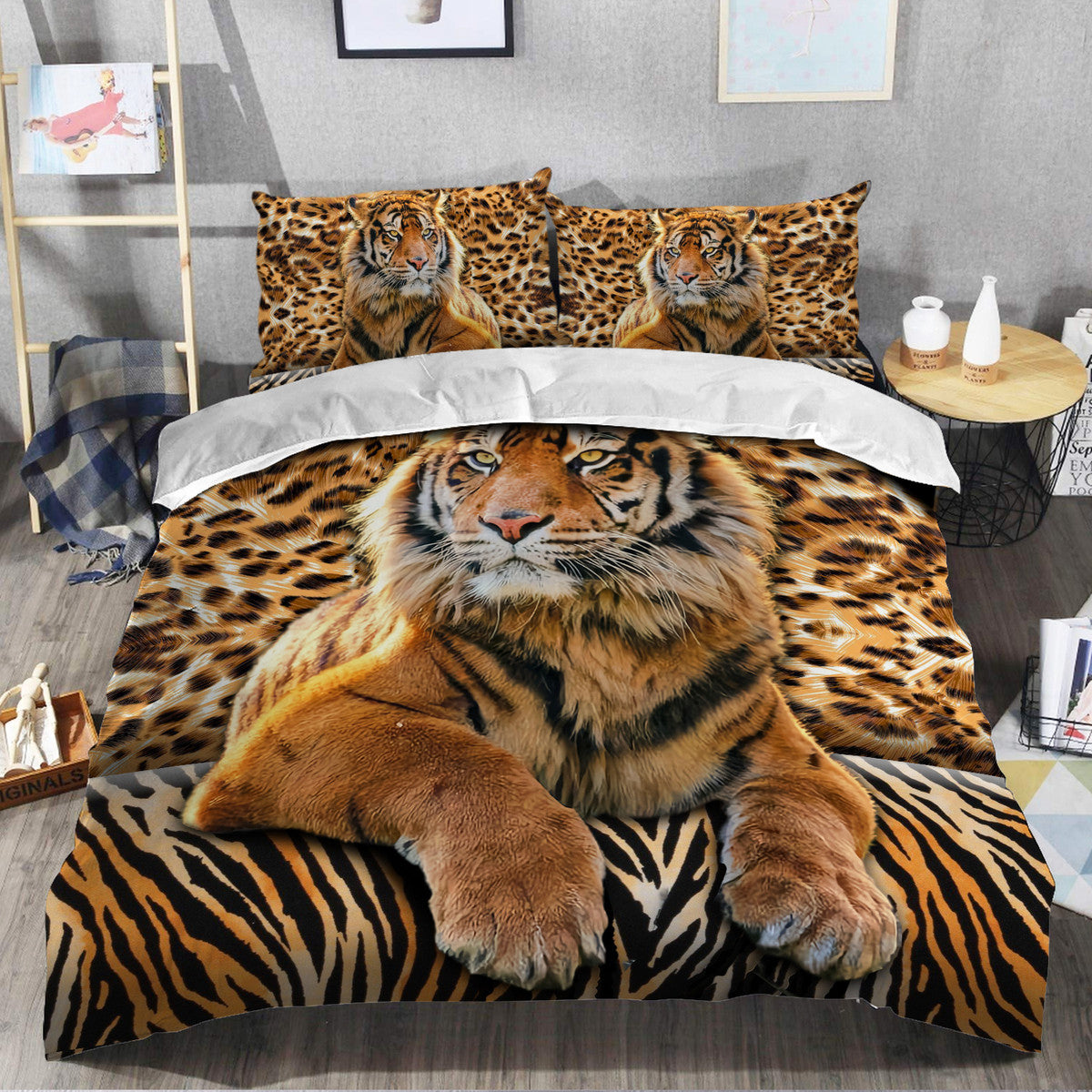 Cool Tiger S3 All Over Printed Bedding Set S200909