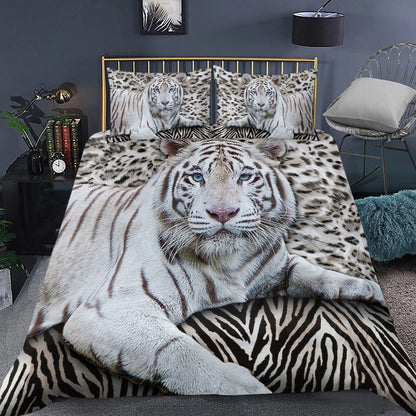 White Tiger S2 All Over Printed Bedding Set S260904