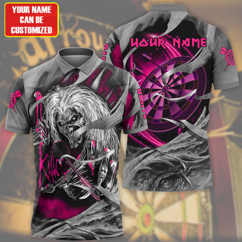 Personalized Pink Ir KIllers Darts All Over Printed Unisex Shirt Q300907