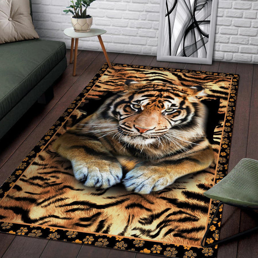 Tiger Pattern Home Rug Q031004