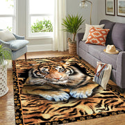 Tiger Pattern Home Rug Q031004