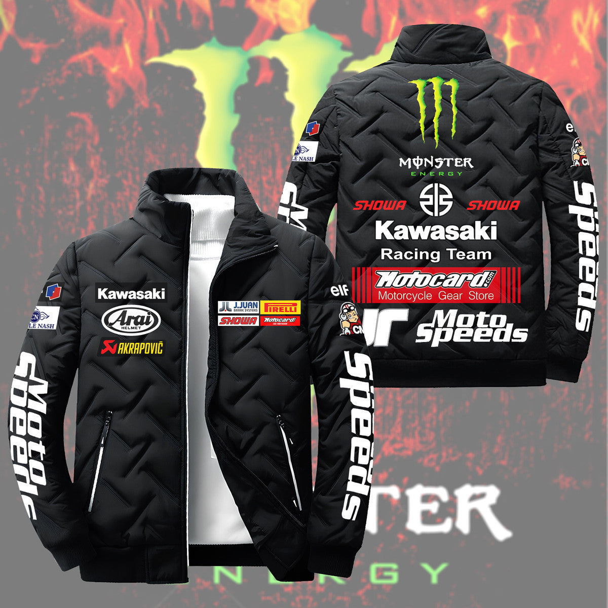 Me x Kw Racing Team Puffer Jacket P111003