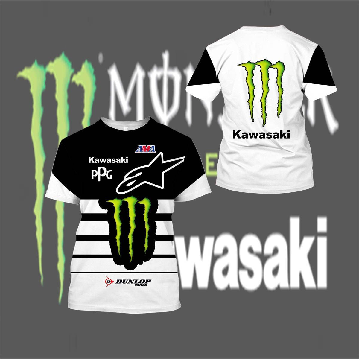 Personalized Name Kw Racing S5 All Over Printed Unisex Shirt