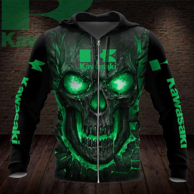 Kw Skull All Over Printed Unisex Shirt