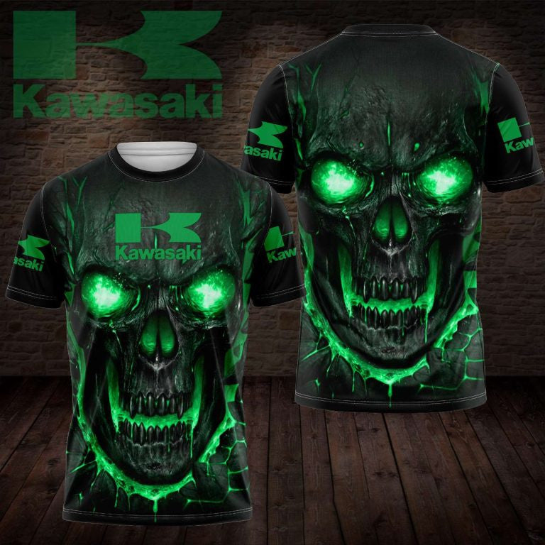 Kw Skull All Over Printed Unisex Shirt