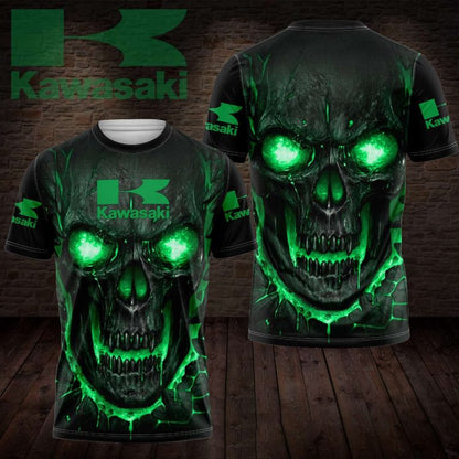 Kw Skull All Over Printed Unisex Shirt