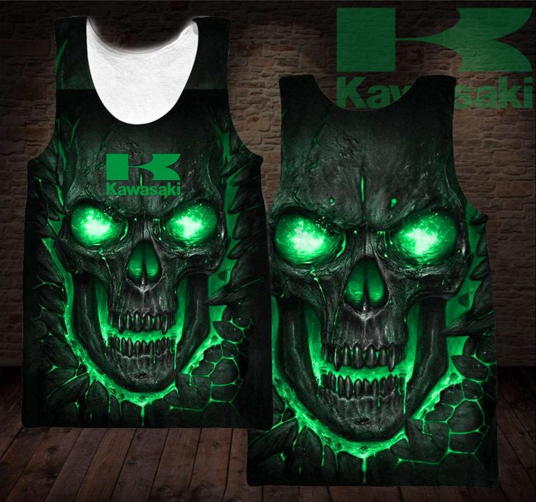 Kw Skull All Over Printed Unisex Shirt