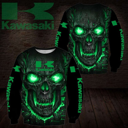Kw Skull All Over Printed Unisex Shirt