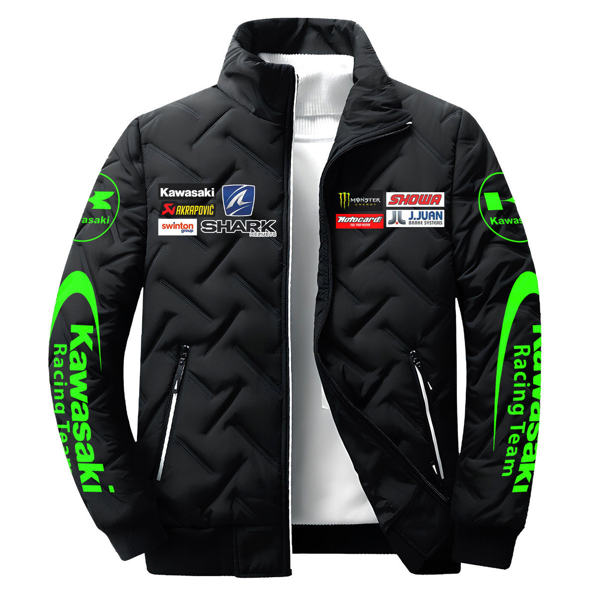 Skull Kw Racing Team Puffer Jacket Q131009
