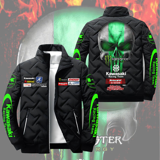 Skull Kw Racing Team Puffer Jacket Q131009