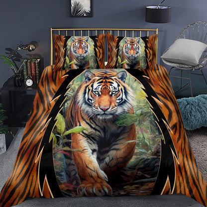 Cool Tiger Jungle All Over Printed Bedding Set Q161009