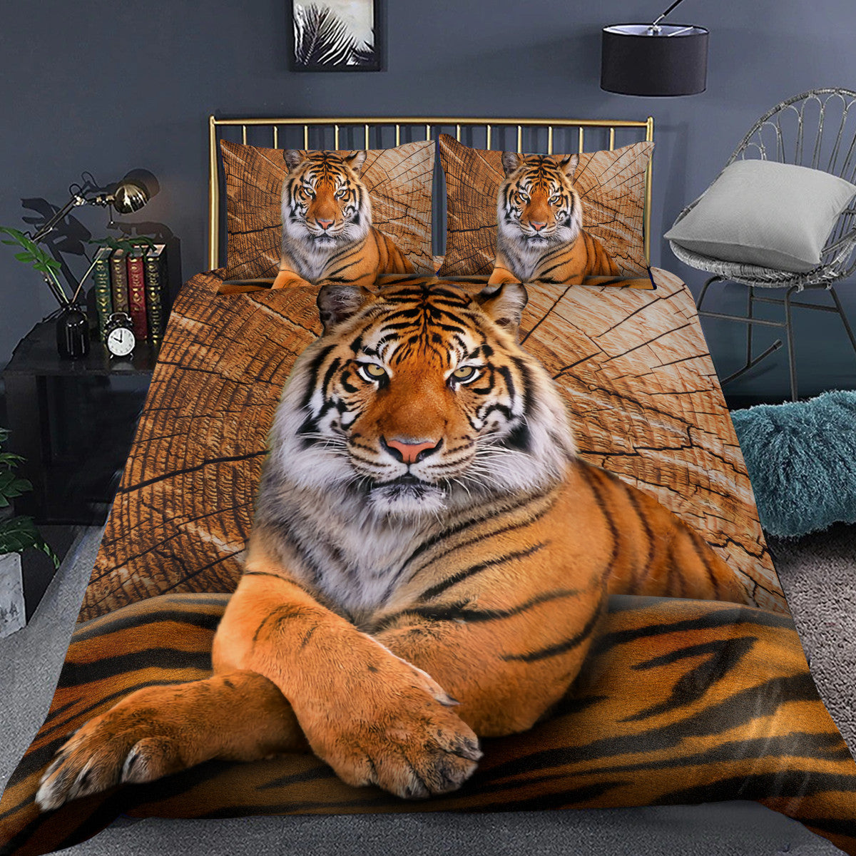 Cool Tiger Q9 All Over Printed Bedding Set Q161010