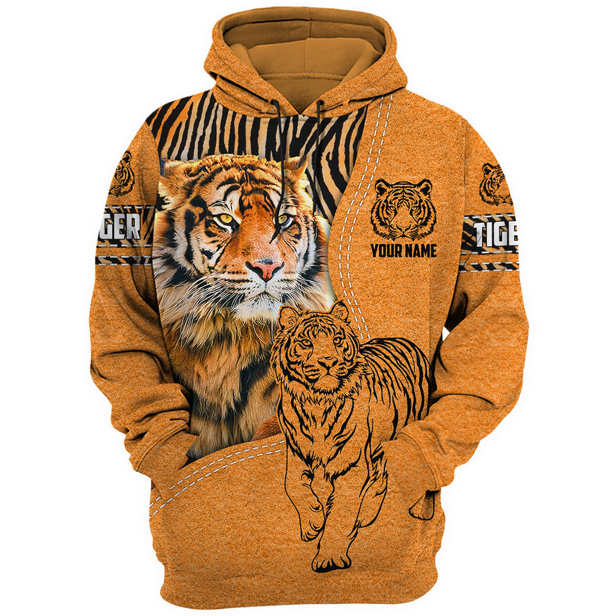Personalized Name Cool Tiger S1 All Over Printed Unisex Shirt S260905