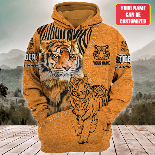 Personalized Name Cool Tiger S1 All Over Printed Unisex Shirt S260905