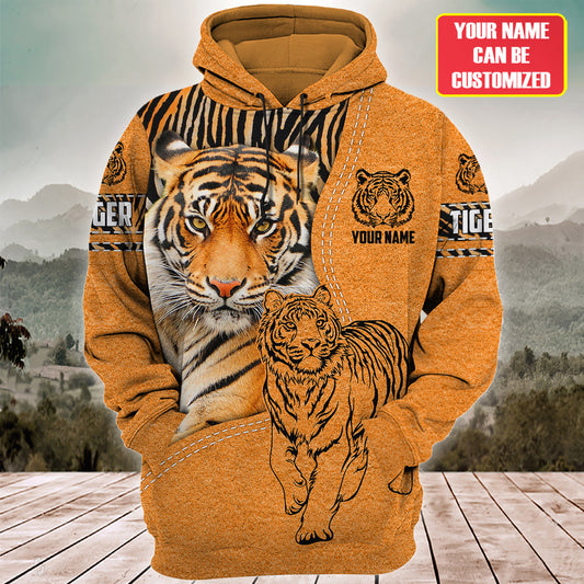 Personalized Name Cool Tiger S2 All Over Printed Unisex Shirt S260906