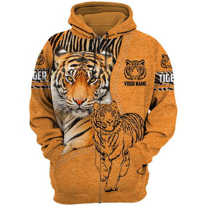 Personalized Name Cool Tiger S2 All Over Printed Unisex Shirt S260906