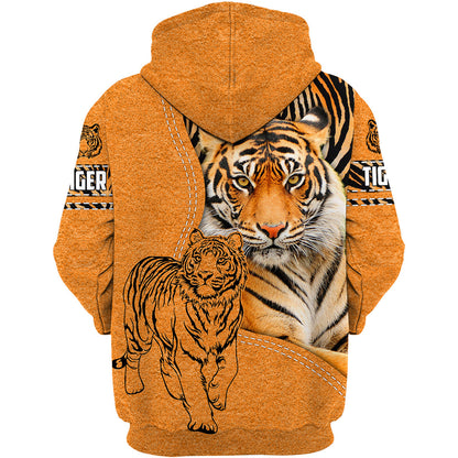 Personalized Name Cool Tiger S2 All Over Printed Unisex Shirt S260906