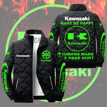 KW Make me Happy Motor Puffer Jacket P181001