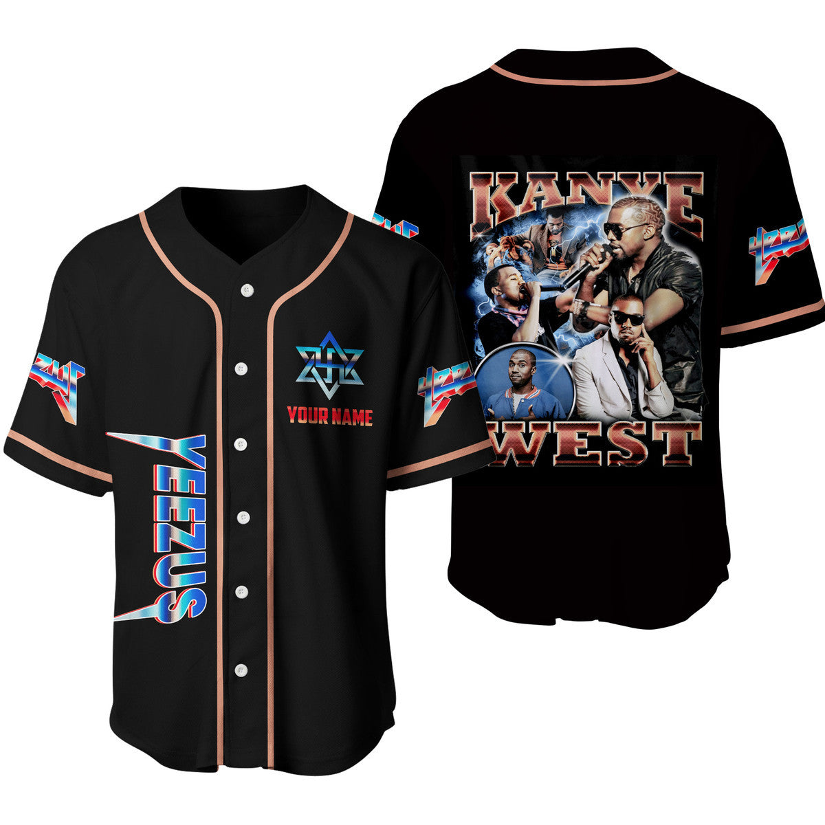 Personalized Ye Kw - Baseball Jersey Shirt 3D Q191006