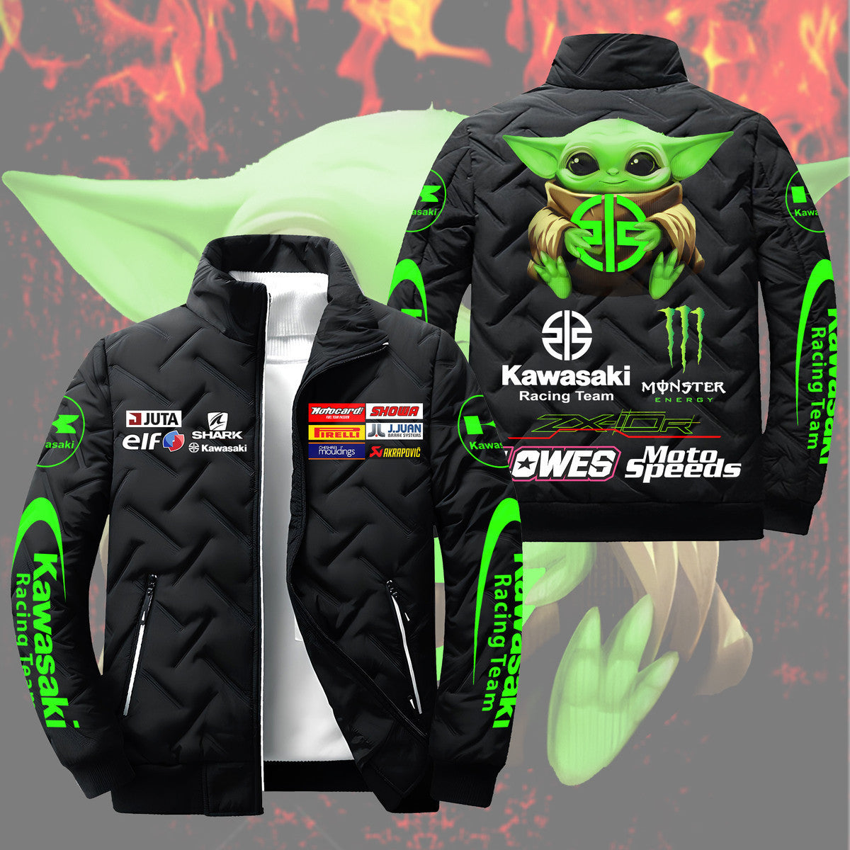 Yd Kw Racing Team Puffer Jacket Q191009