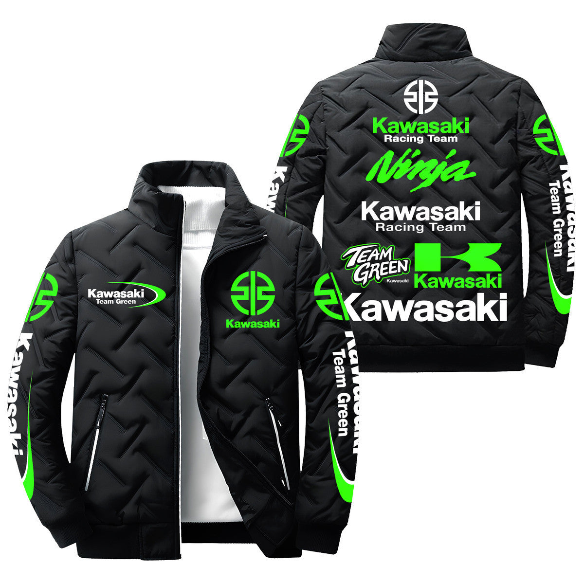 Kw Team Green Puffer Jacket S241005