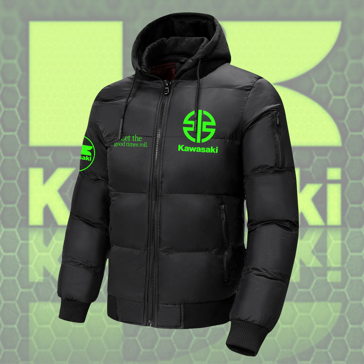 Personalized Kw Puffer Thermal Winter Jacket S301009