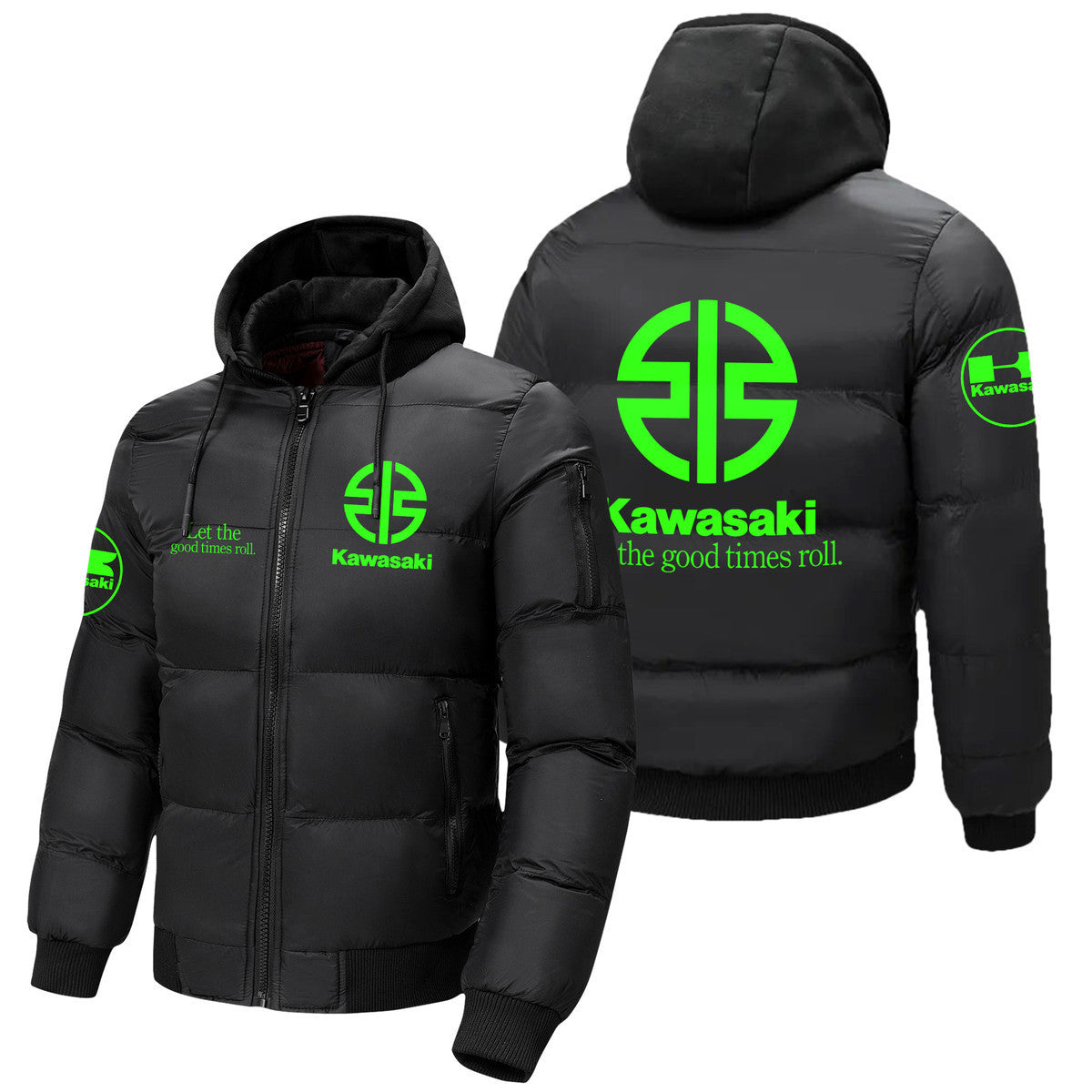 Personalized Kw Puffer Thermal Winter Jacket S301009