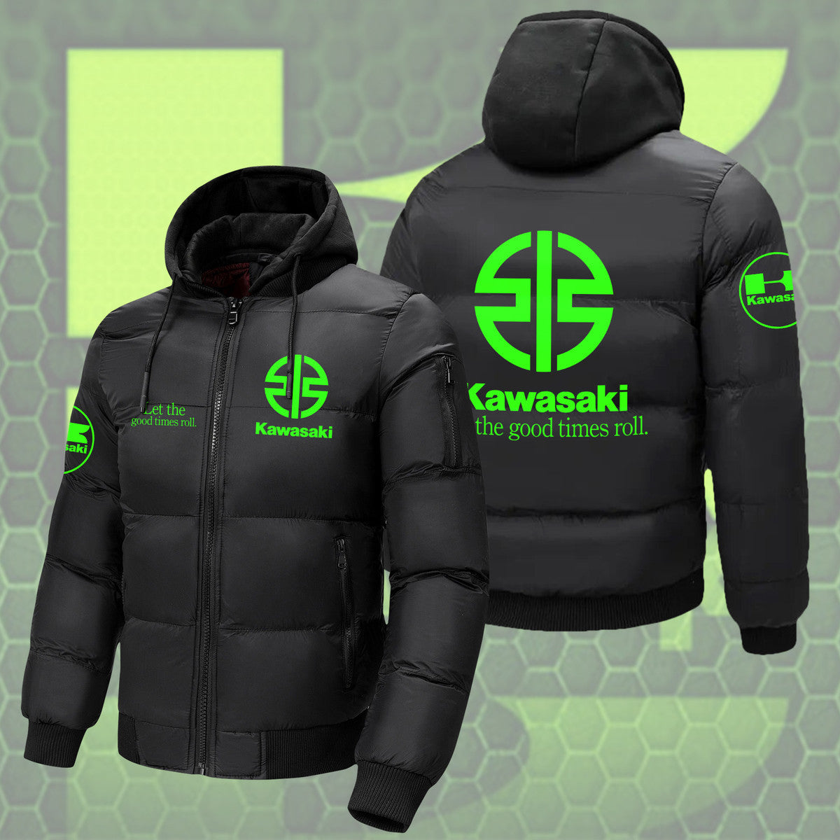 Personalized Kw Puffer Thermal Winter Jacket S301009