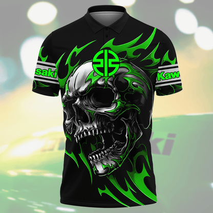 Personalized Kw Skull All Over Printed Unisex Shirt S311004