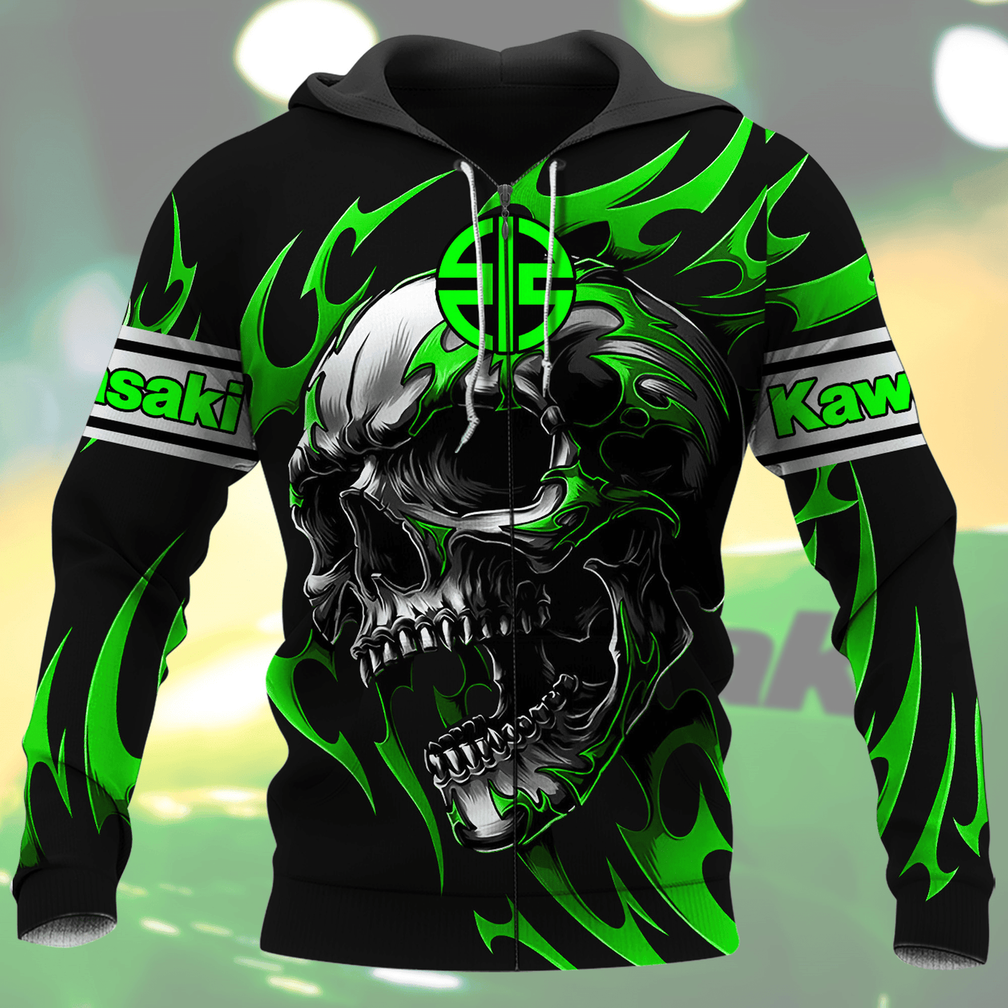 Personalized Kw Skull Fleece All Over Printed Unisex Shirt S311004