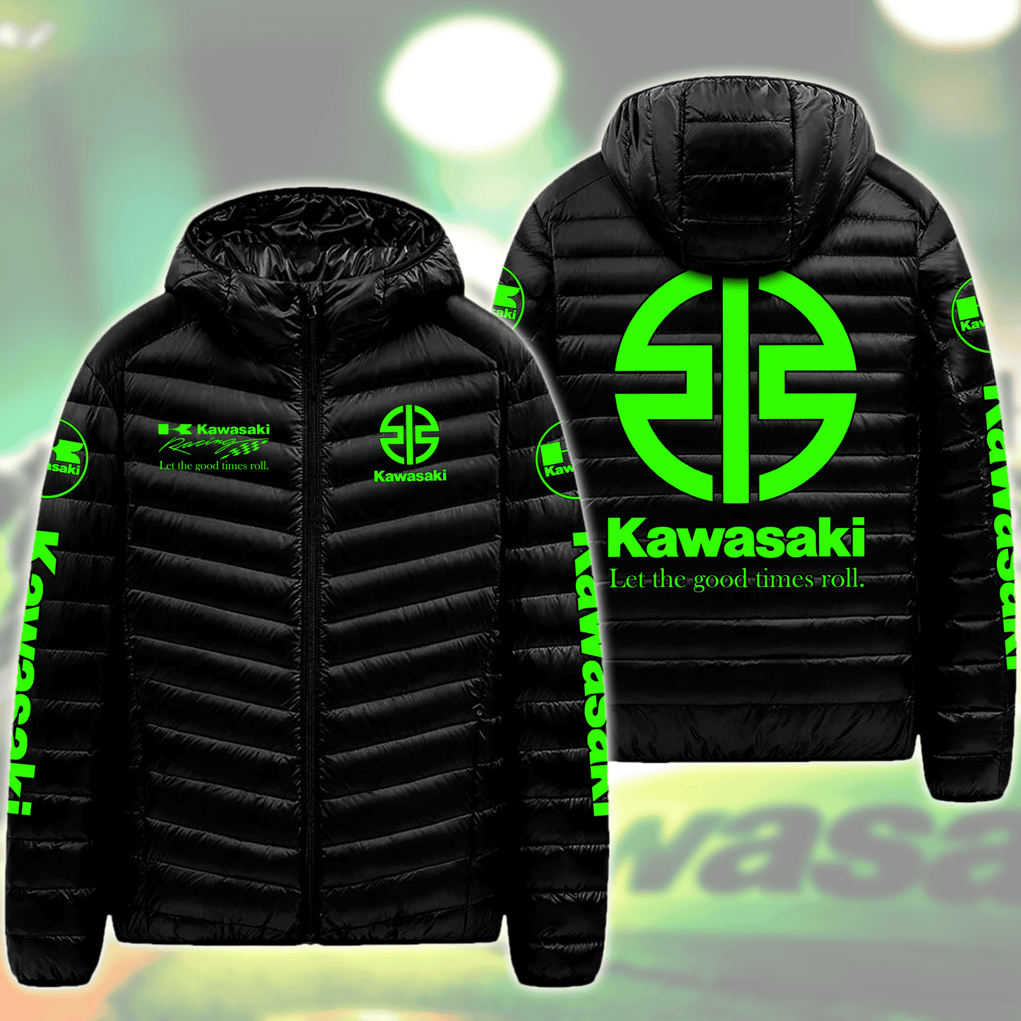 Personalized Kw Puffer Sideline Down Jacket S021107