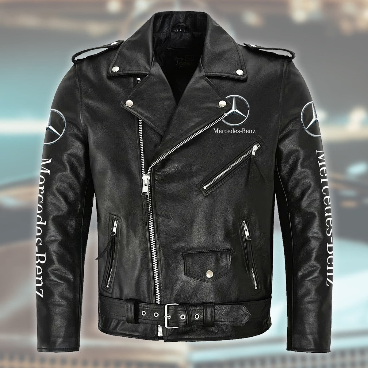 Merc Zipper Vintage Leather Jacket S290101