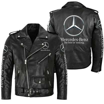 Merc Zipper Vintage Leather Jacket S290101