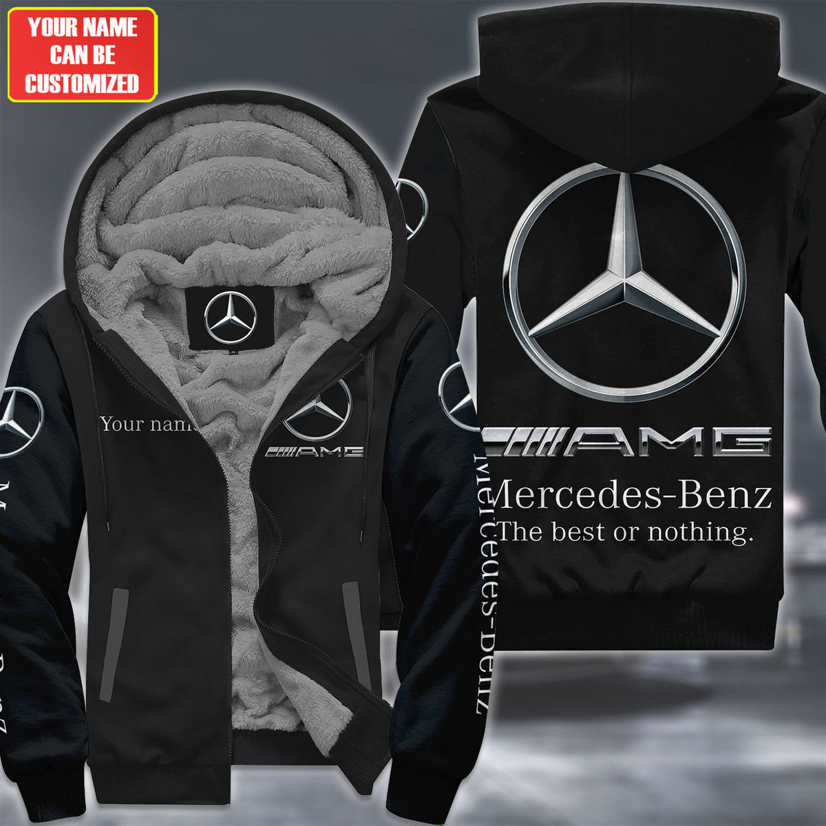Personalized Merc AMG Fleece 3D All Over Printed Unisex Shirt S270101