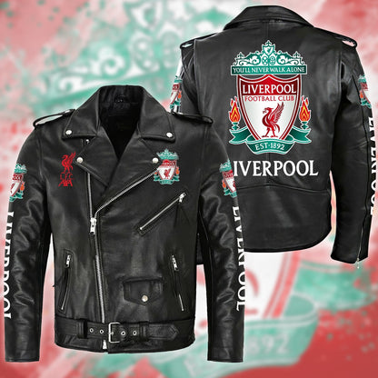 Liverpool Zipper Vintage Leather Jacket S010202