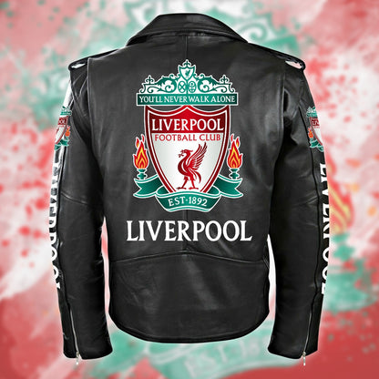 Liverpool Zipper Vintage Leather Jacket S010202