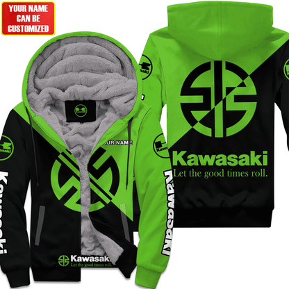 Personalized KW Fleece 3D All Over Printed Unisex Shirt Green Version P220202