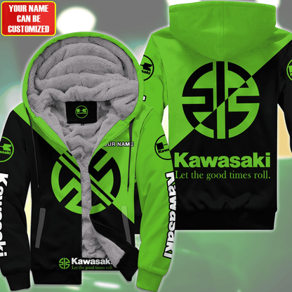 Personalized KW Fleece 3D All Over Printed Unisex Shirt Green Version P220202