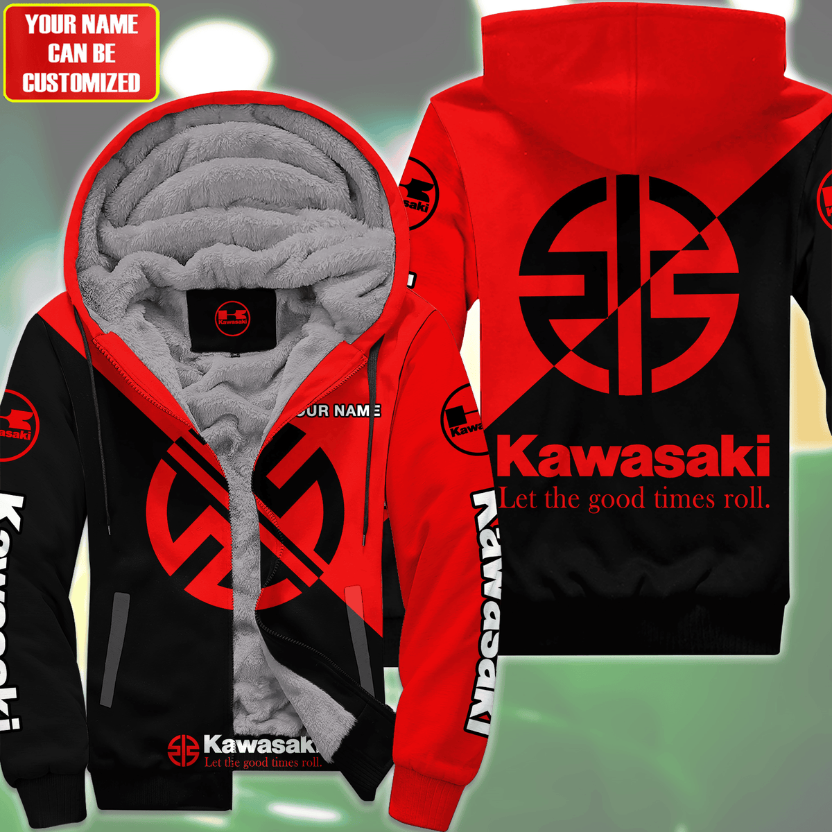 Personalized KW Fleece 3D All Over Printed Unisex Shirt Red Version P220202