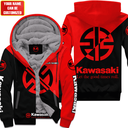 Personalized KW Fleece 3D All Over Printed Unisex Shirt Red Version P220202