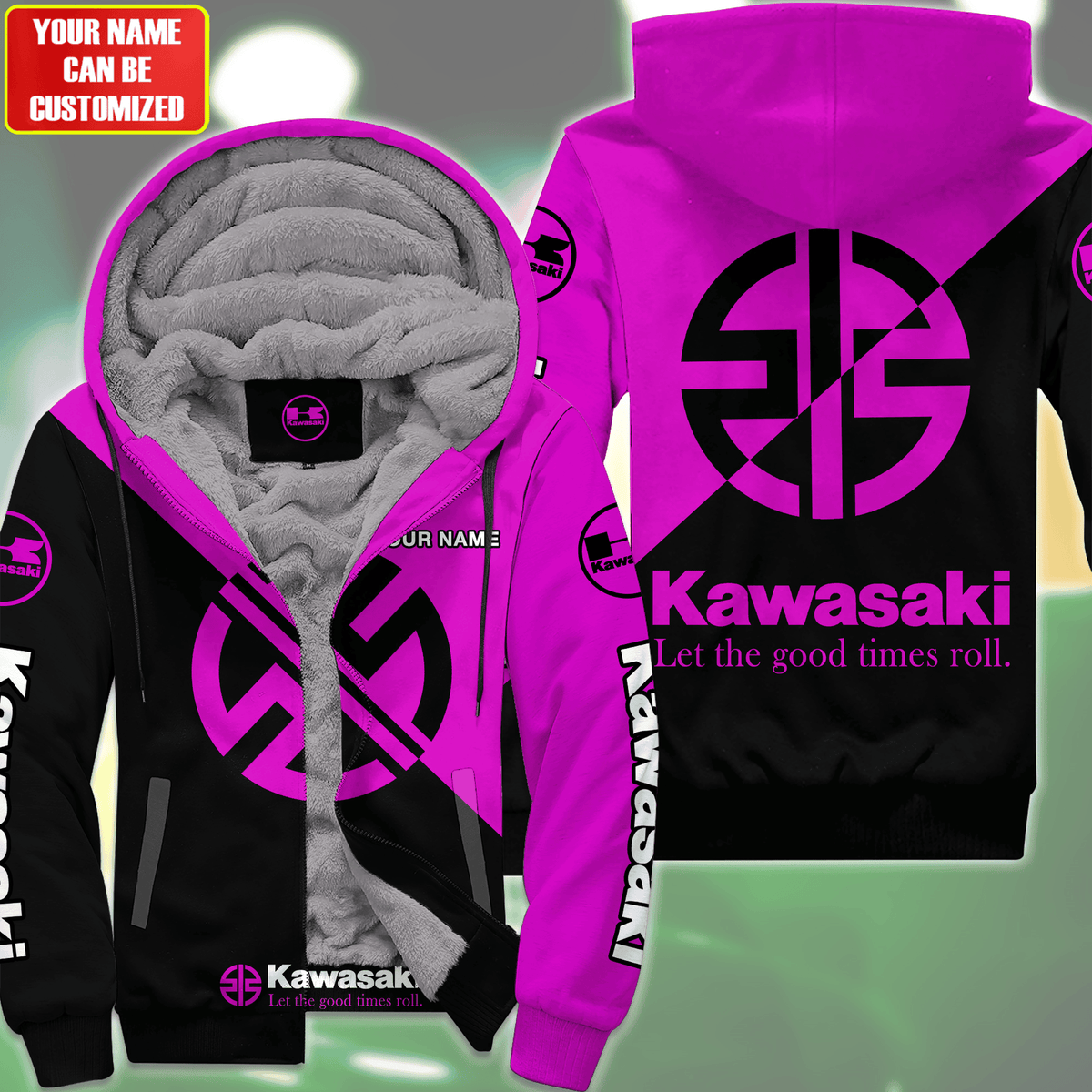 Personalized KW Fleece 3D All Over Printed Unisex Shirt Purle Version P220202