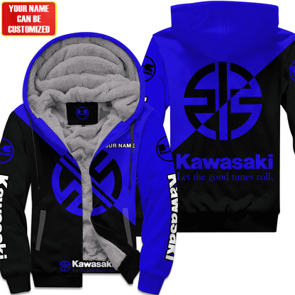 Personalized KW Fleece 3D All Over Printed Unisex Shirt Navy Version P220202