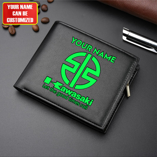 Personalized KW Q2 Leather Wallet Q010312