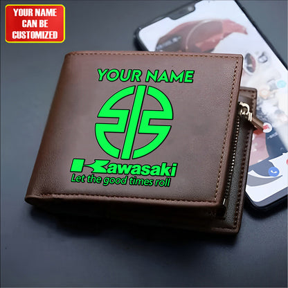 Personalized KW Q2 Leather Wallet Q010312