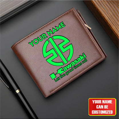 Personalized KW Q2 Leather Wallet Q010312